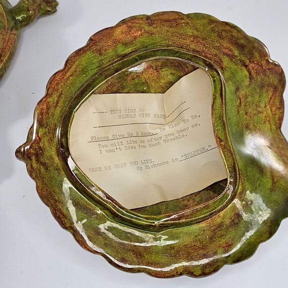 Vintage Snapper Turtle Large Trinket Box Figurine Removable Shell 1970 - Picture 13 of 13